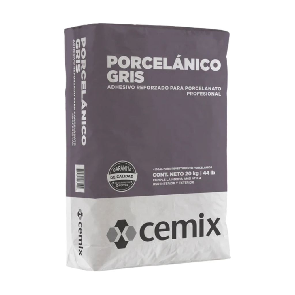 Adhesivo Porcelanico Gris