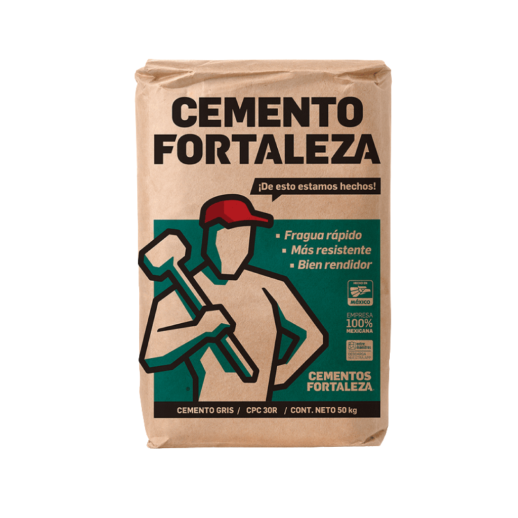 Cemento Gris Fortaleza 50 Kg
